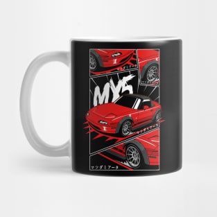 Miata jdm manga style Mug